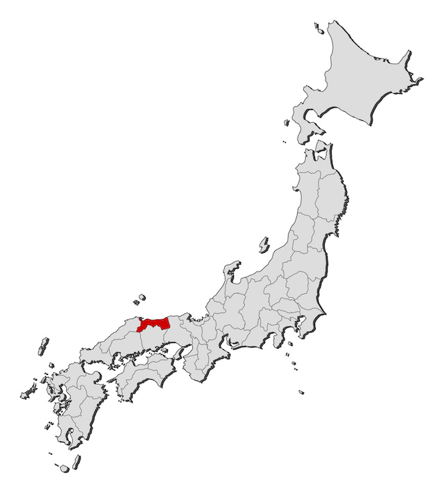 鳥取の地図