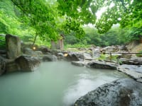 滑川温泉福島屋　岩の露天風呂