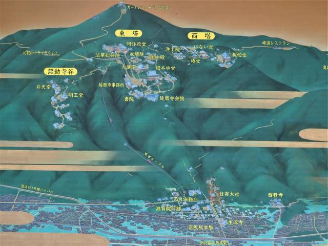 比叡山地図