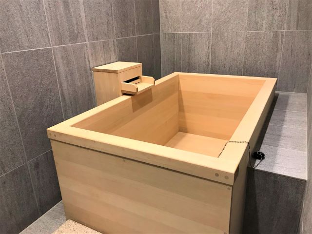 HIYORIチャプター京都トリビュートポートフォリオホテル スイートルームひのき風呂