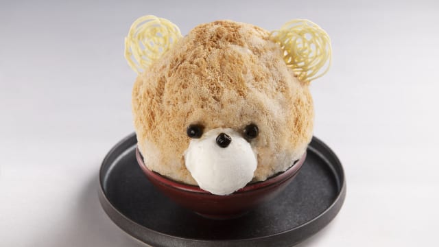 東京タワーの麓でキャラメル味の“ふわとろ”なクマちゃんのかき氷に