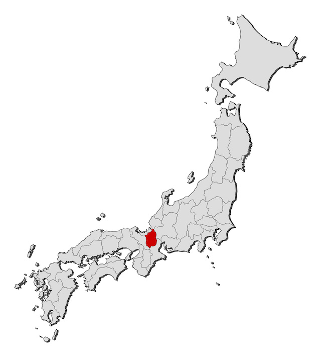 滋賀県の地図