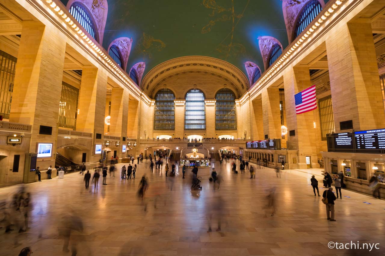 ニューヨーク市マンハッタン区グランド・セントラル駅　2021年11月