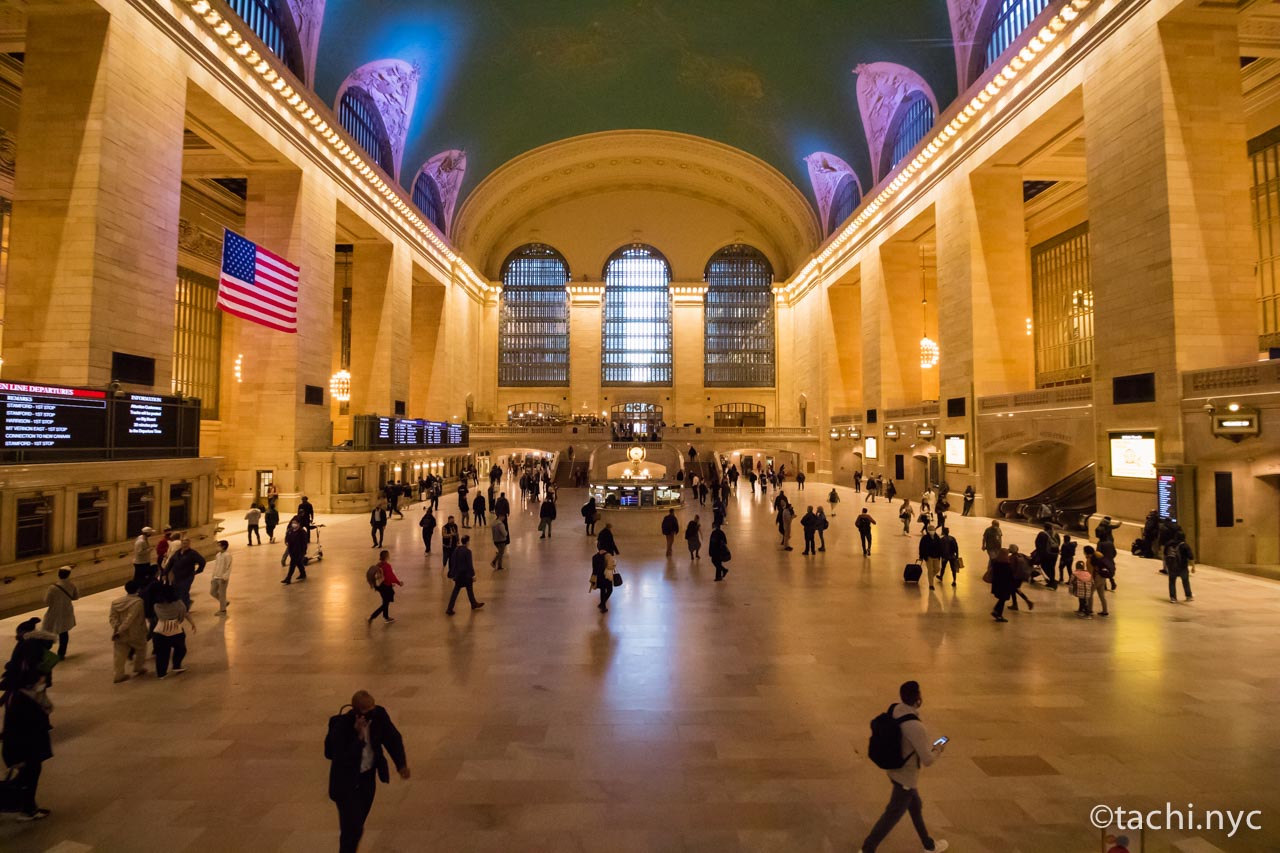 ニューヨーク市グランド・セントラル駅 2021年11月