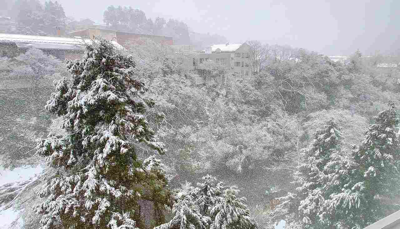 雪の鶴仙渓