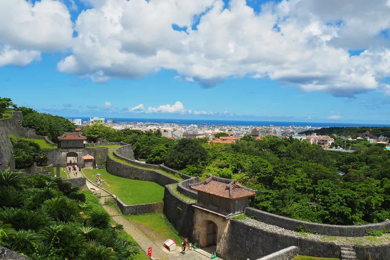 沖縄県首里城の風景