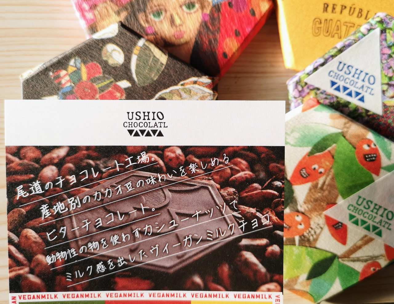 広島県・「USHIO CHOCOLATL」パンフレット