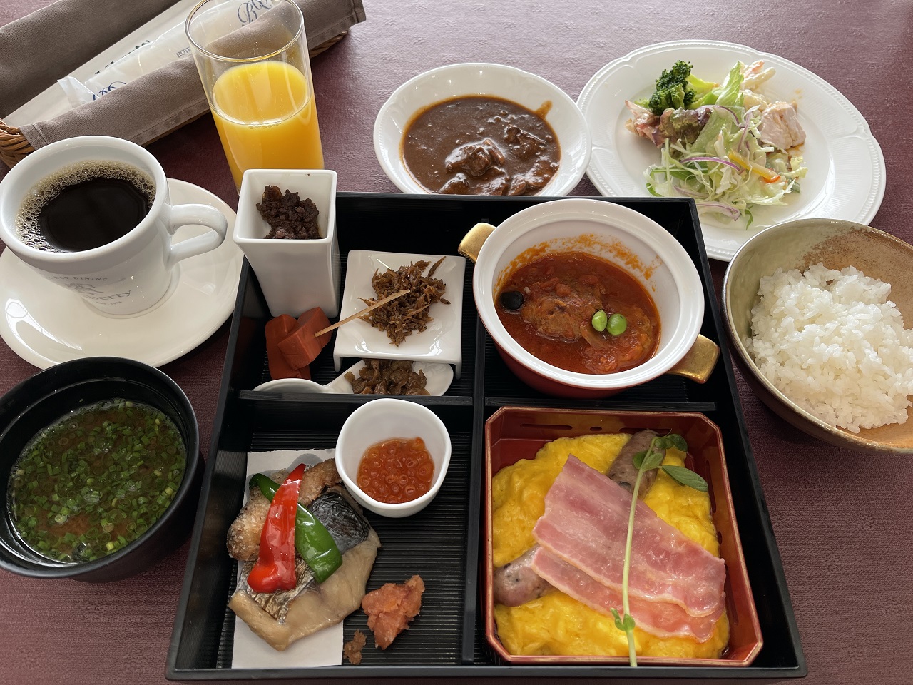 滋賀県草津市のボストンプラザホテル朝食