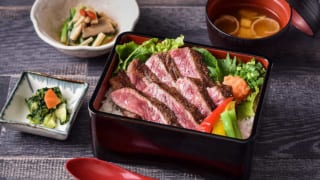米沢牛赤身ステーキ重定食