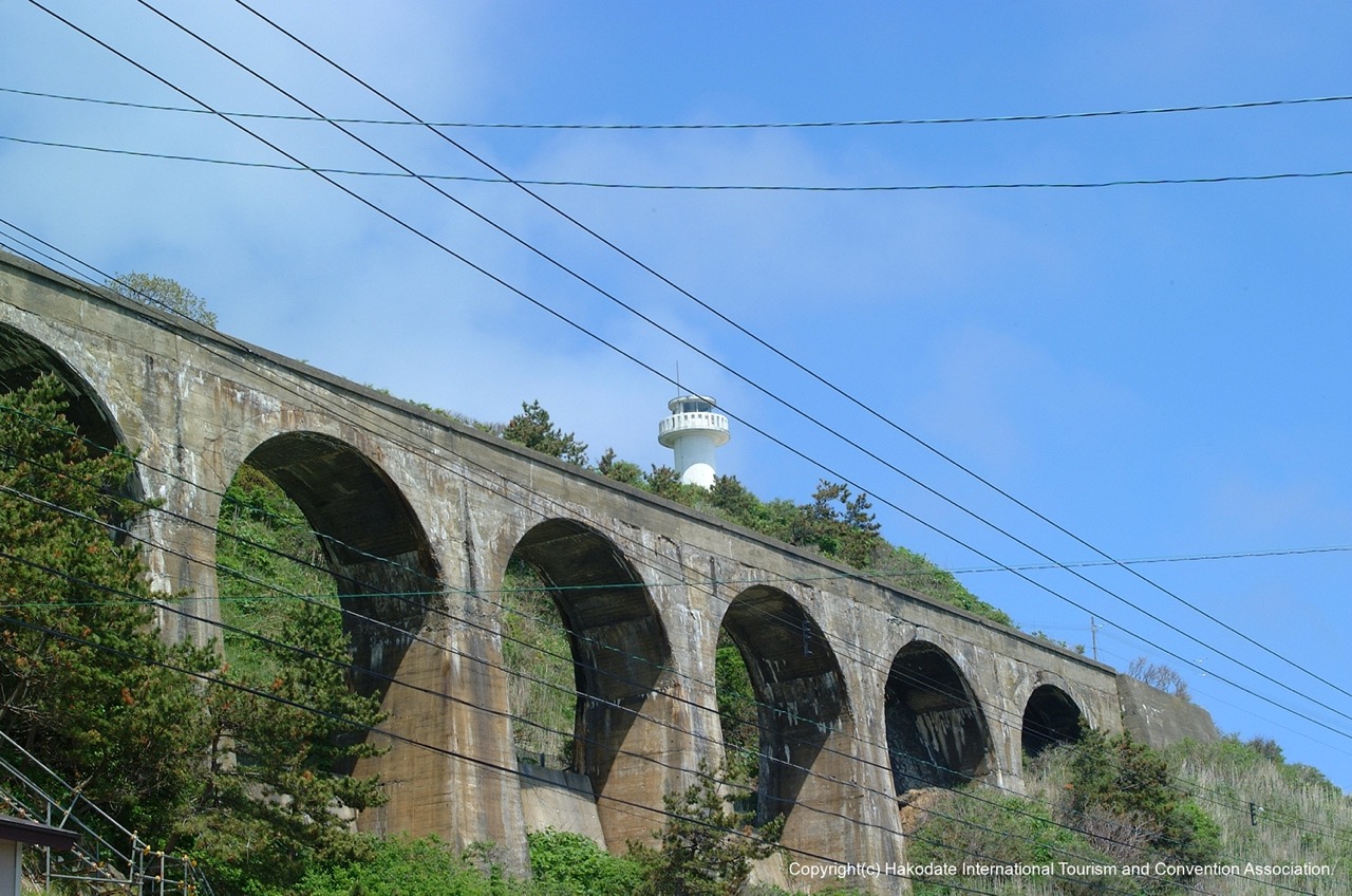 旧戸井線アーチ橋