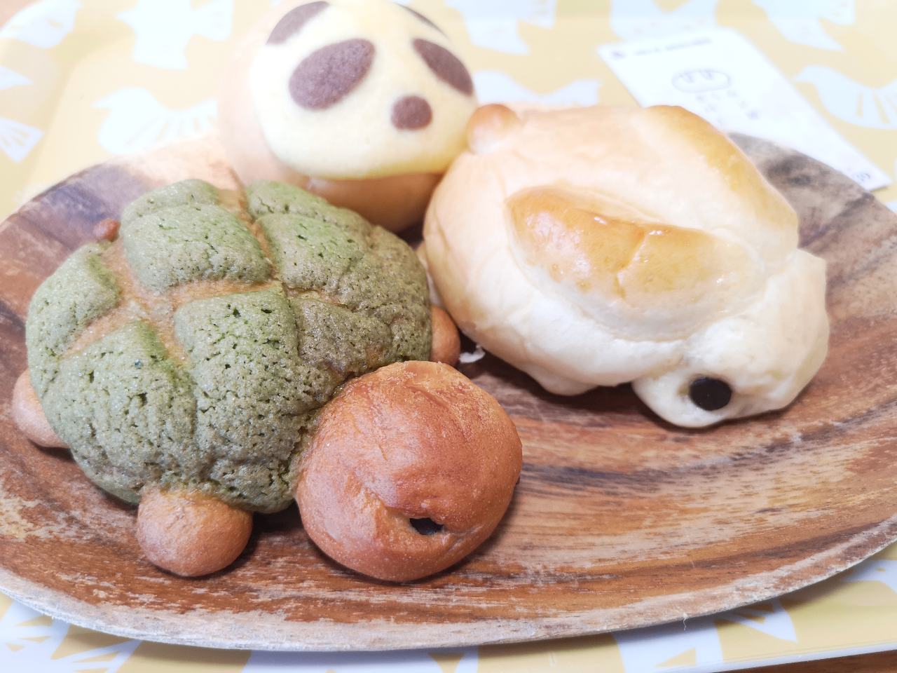 奈良県奈良市・「さくらパン工房」動物型のパン2