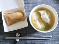湖州肉粽と菜肉餛飩湯