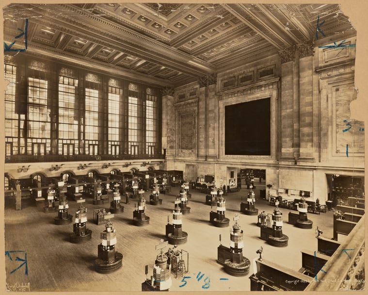 1903年ニューヨーク証券取引所　トレーディングフロア