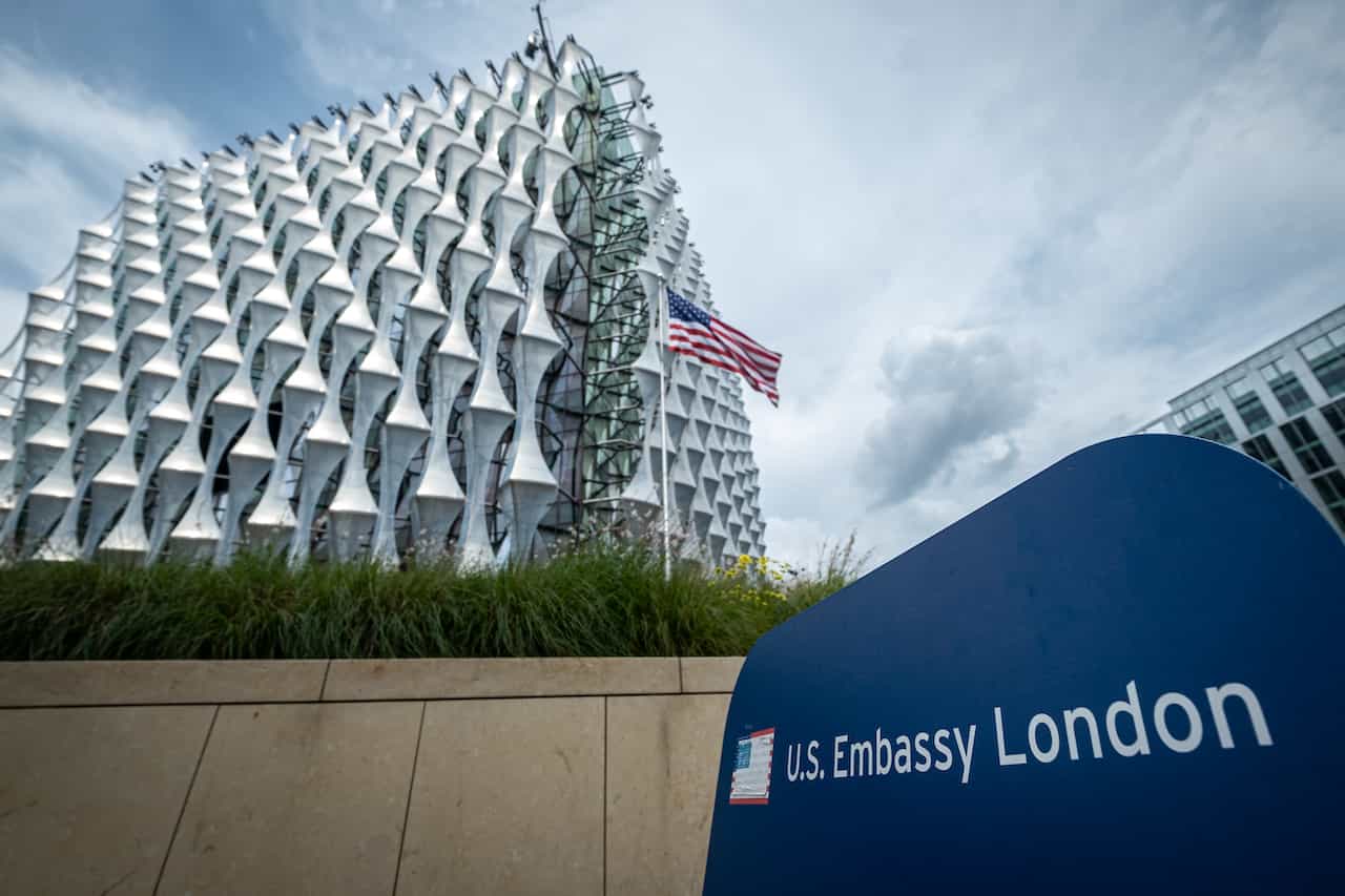 ロンドンの米国大使館
