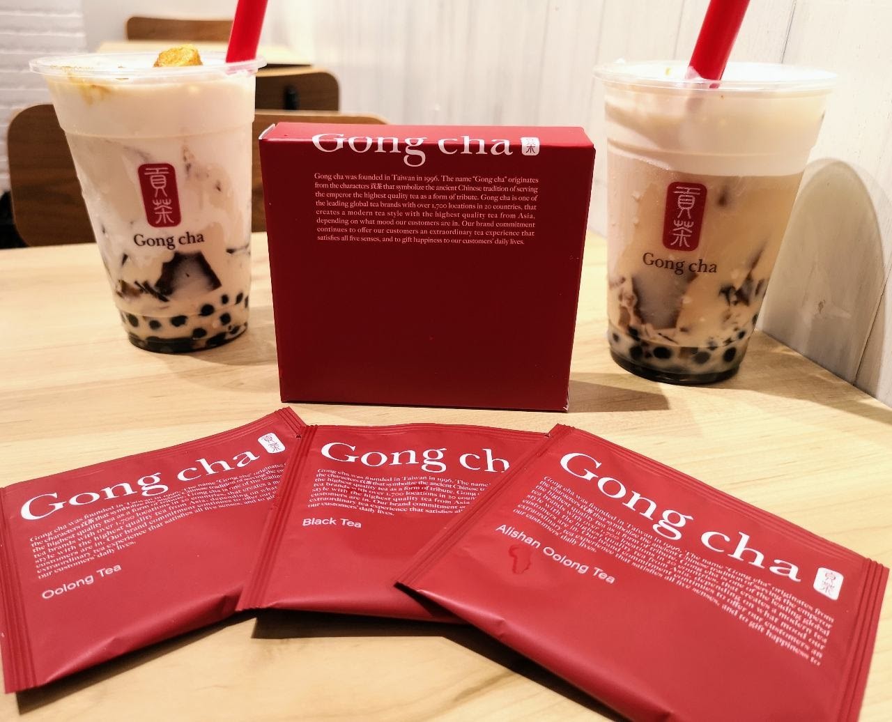 ゴンチャ（Gong cha）「Queen’s Milk Tea」「Queen’s Frozen Tea」4日間限定「Tea Box（w/ 3 Tea Bags）」