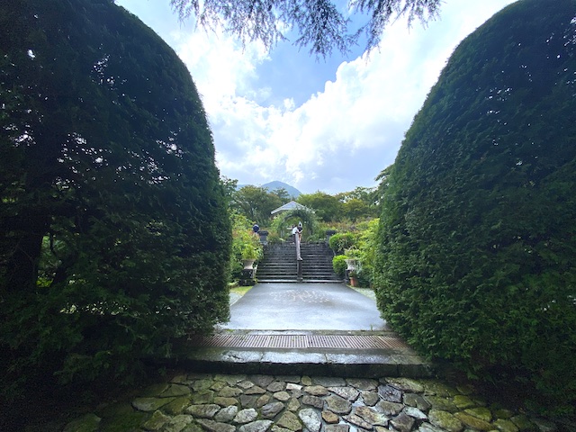 秘密の花園のようなアーチ＠箱根強羅公園