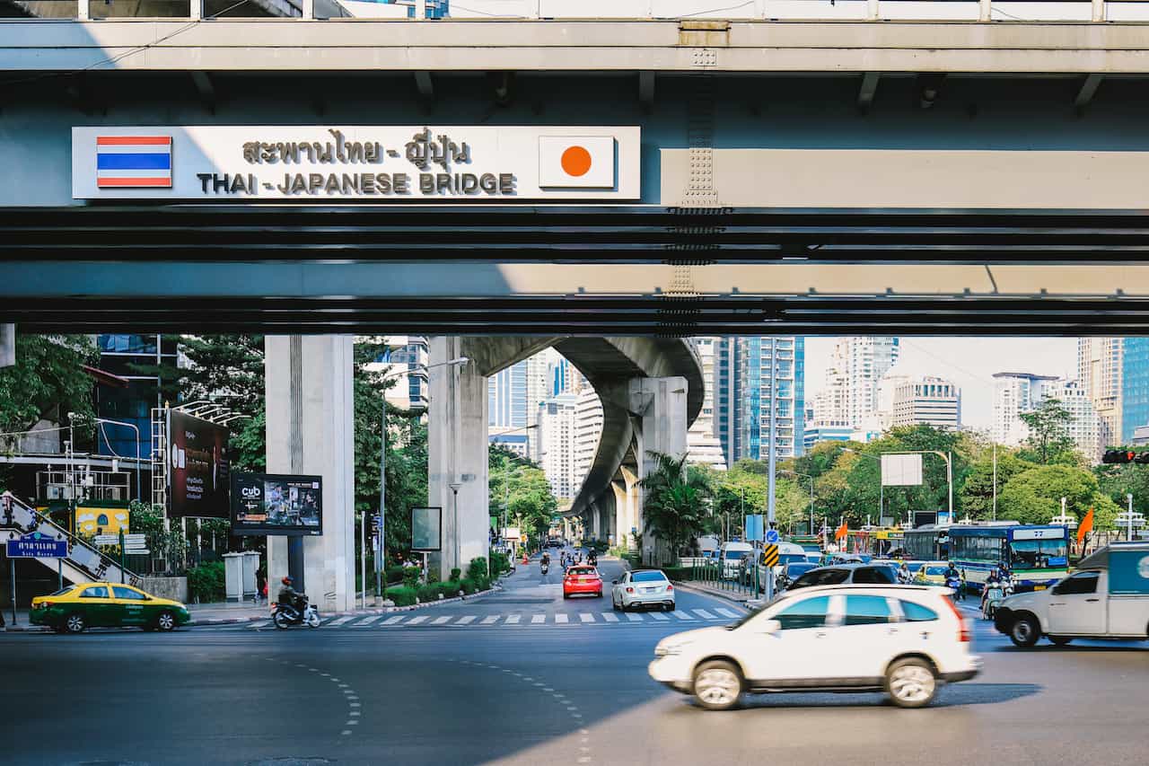 バンコクの日タイ橋
