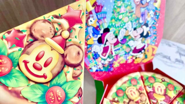 ディズニー新作土産】可愛すぎて罪！ピザ風パッケージのスナック菓子を
