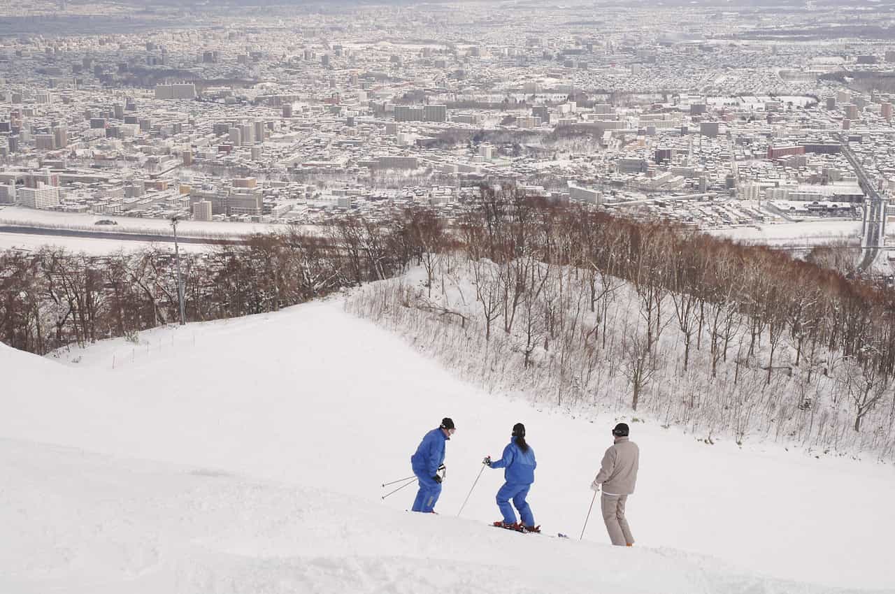 北海道・札幌藻岩山スキー場