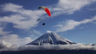 富士山パラグライダー