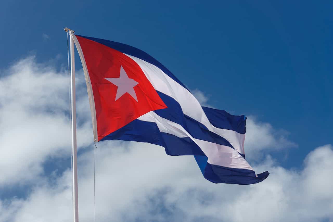 キューバの国旗
