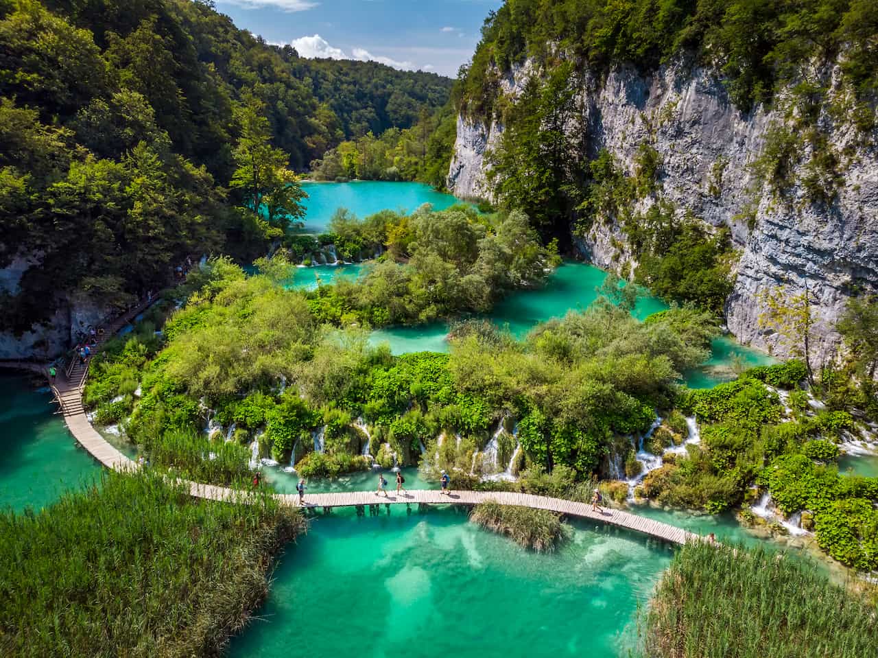 クロアチア・プリトヴィッツェ湖群国立公園