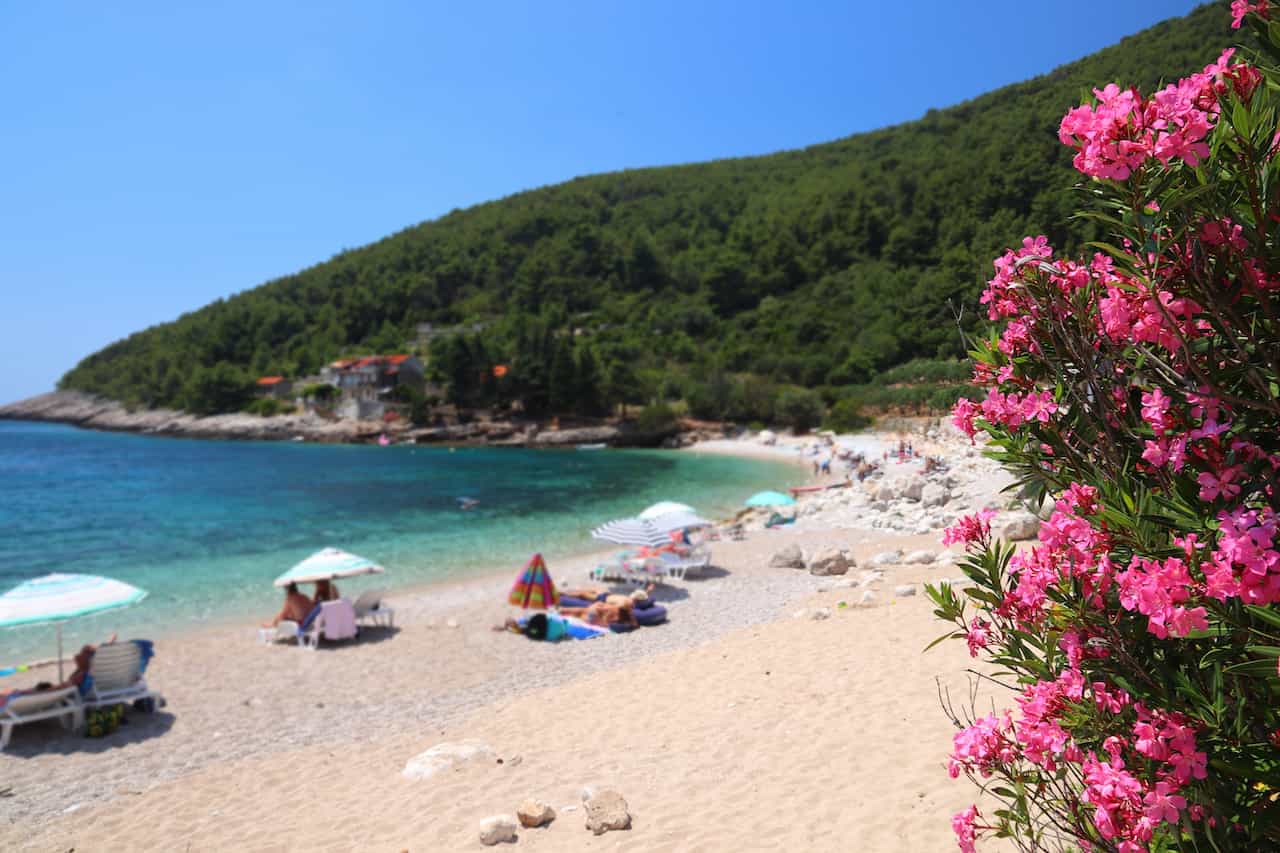 クロアチア・コルチュラ島のビーチ