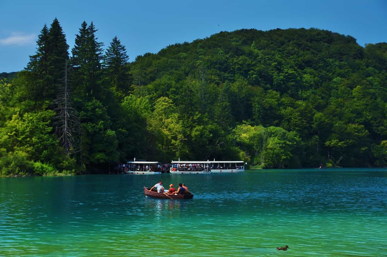 クロアチア・プリトヴィッツェ湖群国立公園の湖