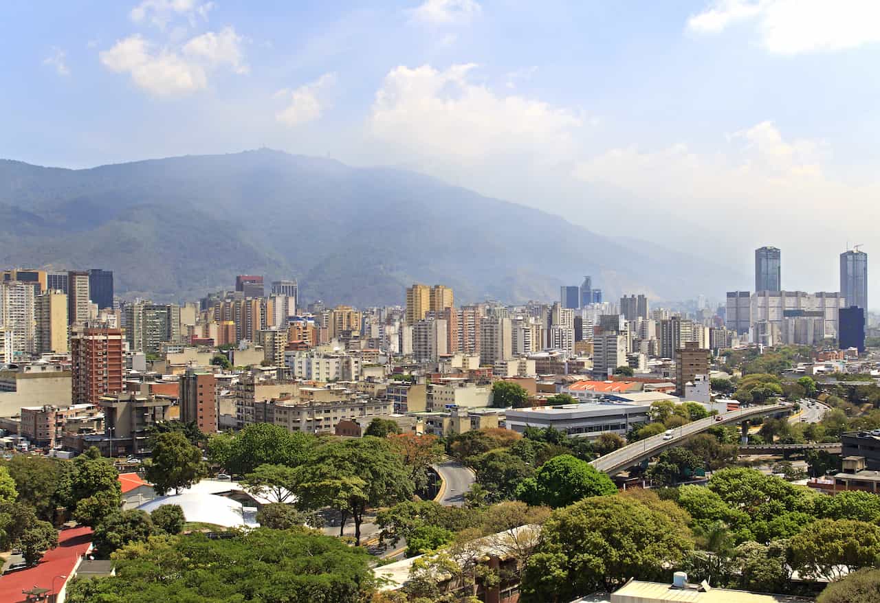 ベネズエラの首都カラカス