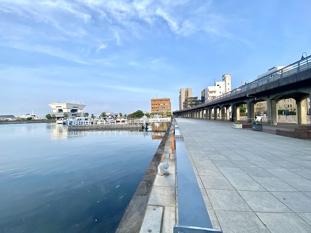 象の鼻パークから山下公園への道のり