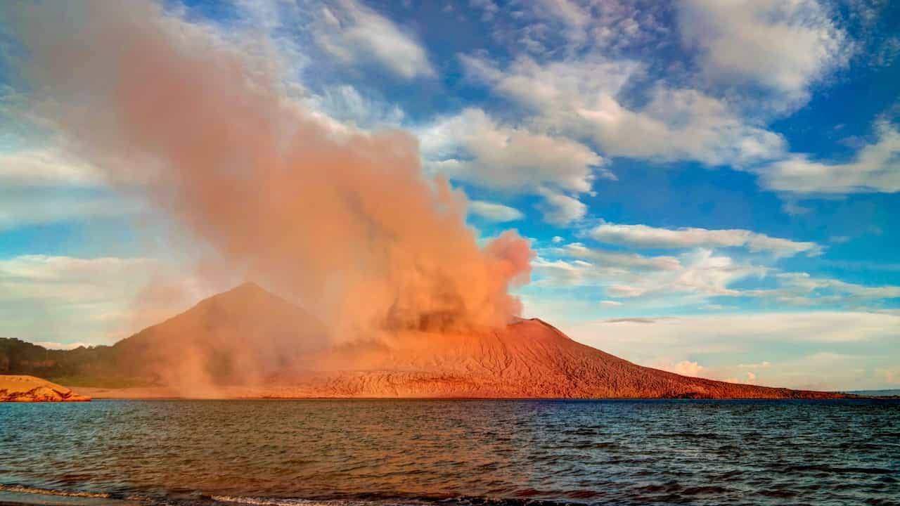 パプアニューギニア・ラバウルの火山
