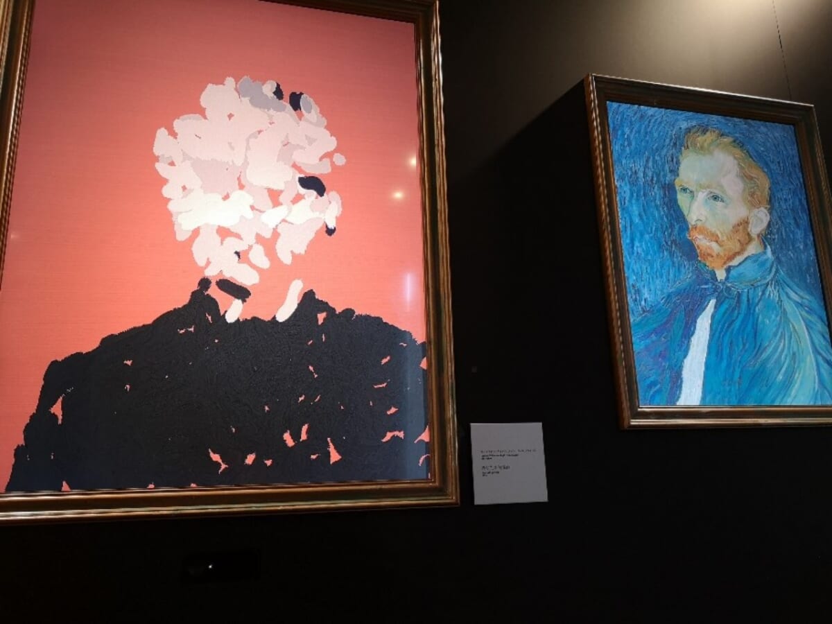 東京都中央区・日本橋三井ホール「Immersive Museum TOKYO 2023 “ポスト印象派” POST IMPRESSIONISM」Your Portrait by Vincent van Gogh（制作中）