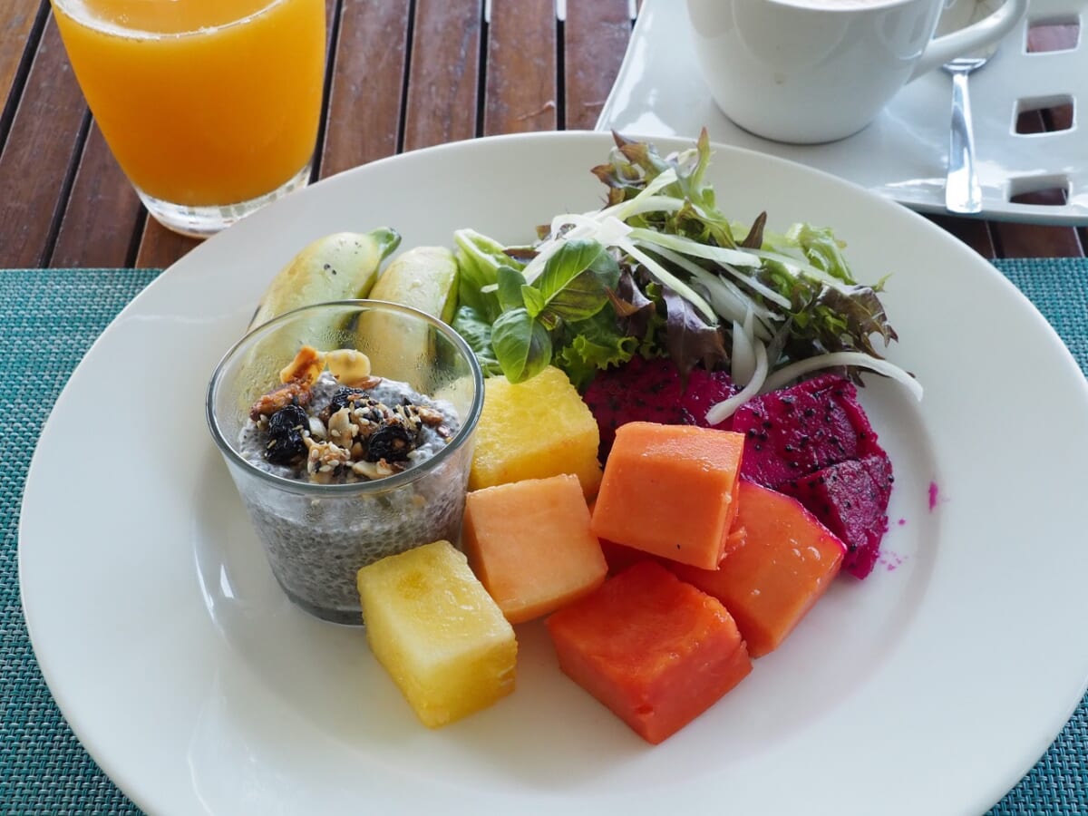 Ｗバリの朝食