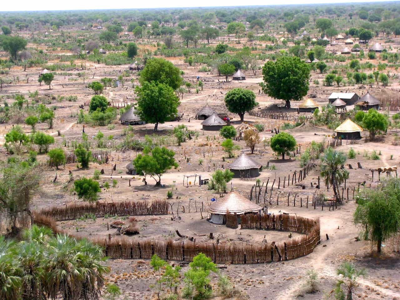 南スーダンの村