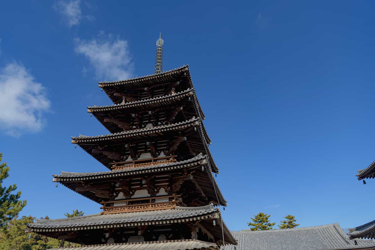 奈良県法隆寺五重塔