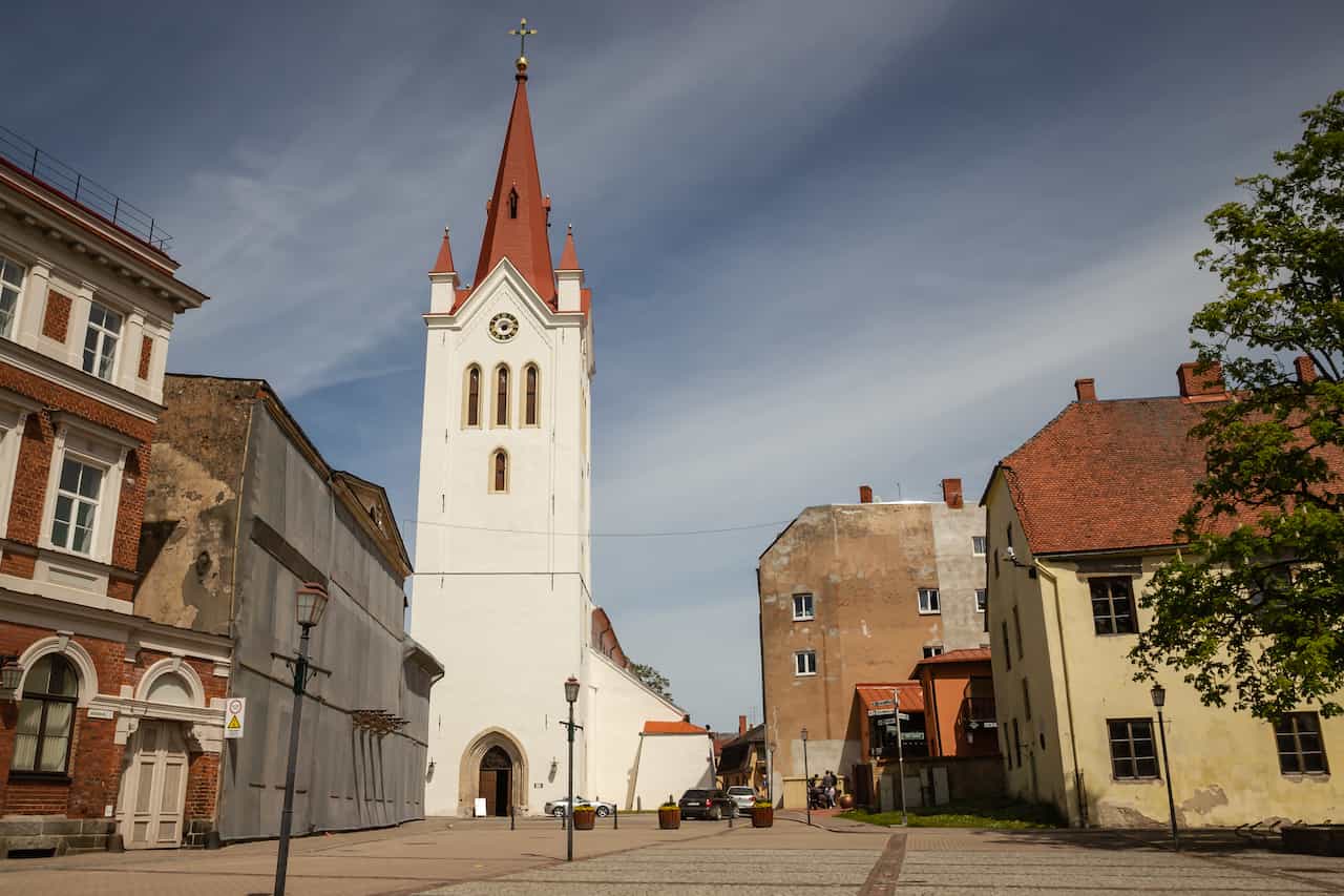 ラトビア・ツェースィスの教会