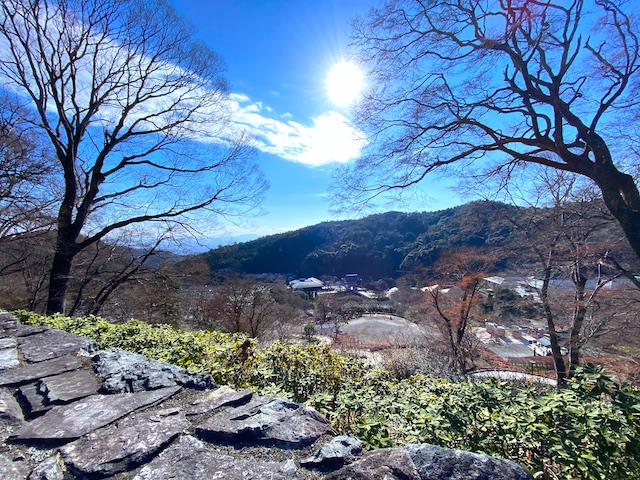 勝尾寺　二階堂からの風景