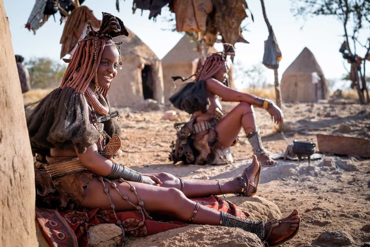 ナミビア・ヒンバ族の女性