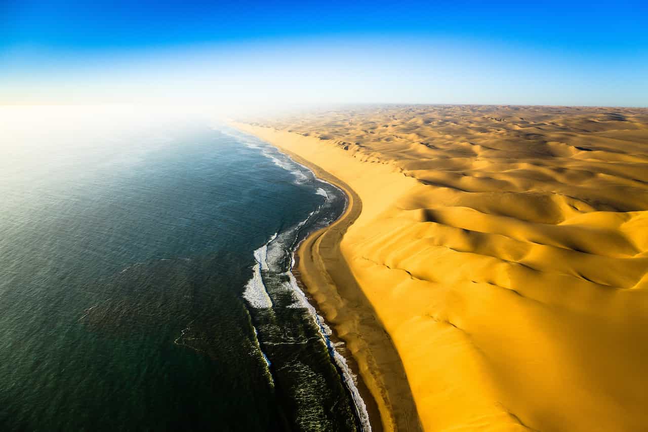 ナミビアの海岸