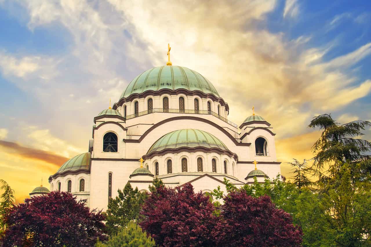 セルビア・ベオグラード・聖サワ大聖堂