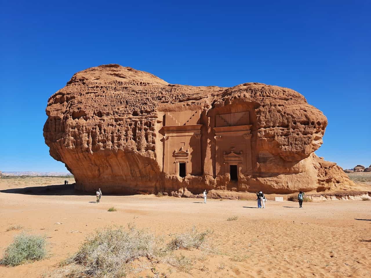 サウジアラビア・アル・ヒジュルの考古遺跡（マダイン・サーレハ）