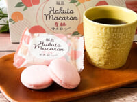 【今買うべき映え土産】福島産桃がかおるピンクのマカロン「福島白桃マカロン」