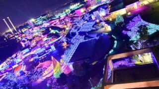 よみうりランド　「大観覧車」からのイルミと東京夜景の絶景