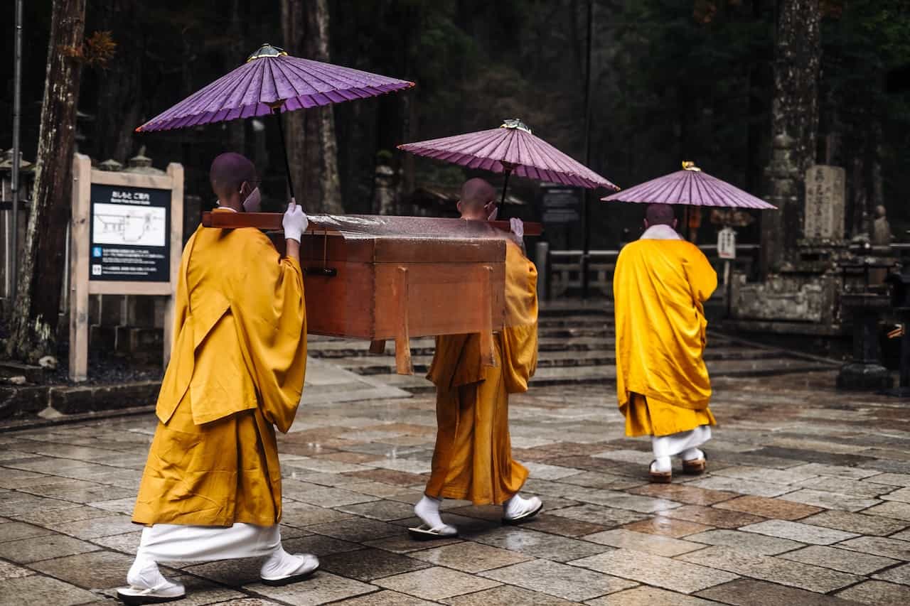 和歌山県・高野山の僧侶