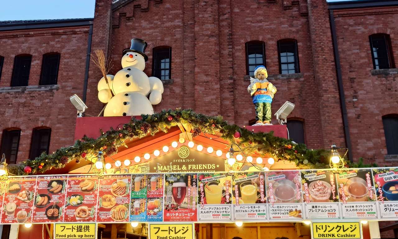 神奈川県横浜市・横浜赤レンガ倉庫「Christmas Market in 横浜赤レンガ倉庫」飲食ブース2
