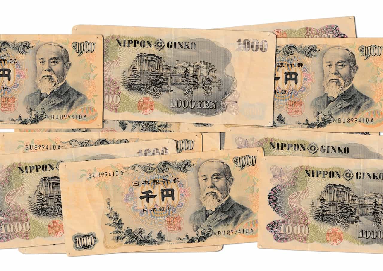 初代内閣総理大臣・伊藤博文がプリントされた旧日本紙幣