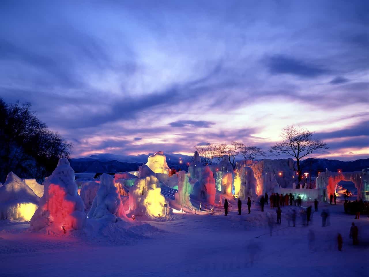 【北海道】千歳・支笏湖氷濤まつり ～氷の美術館～
