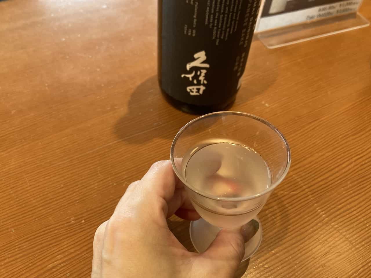 朝日酒造・久保田 純米大吟醸の試飲
