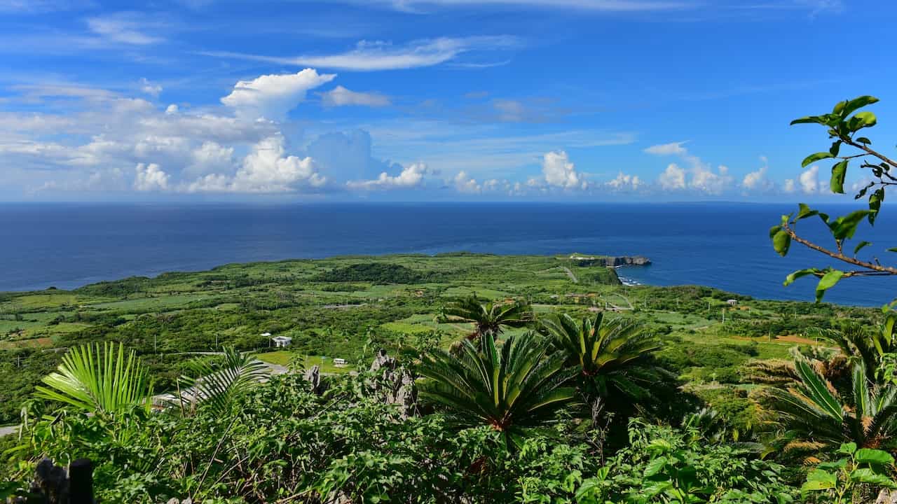 沖縄島北部の景色
