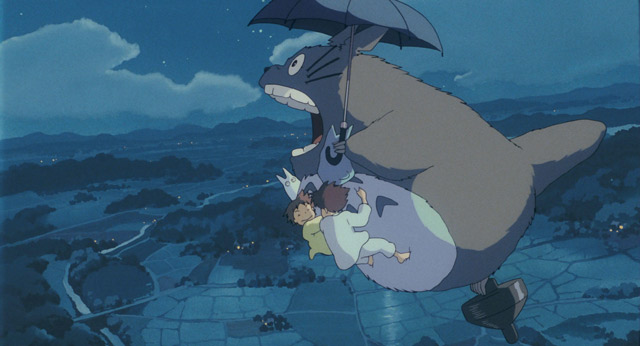 トトロに子どもたちが大興奮！ © 1988 Studio Ghibli